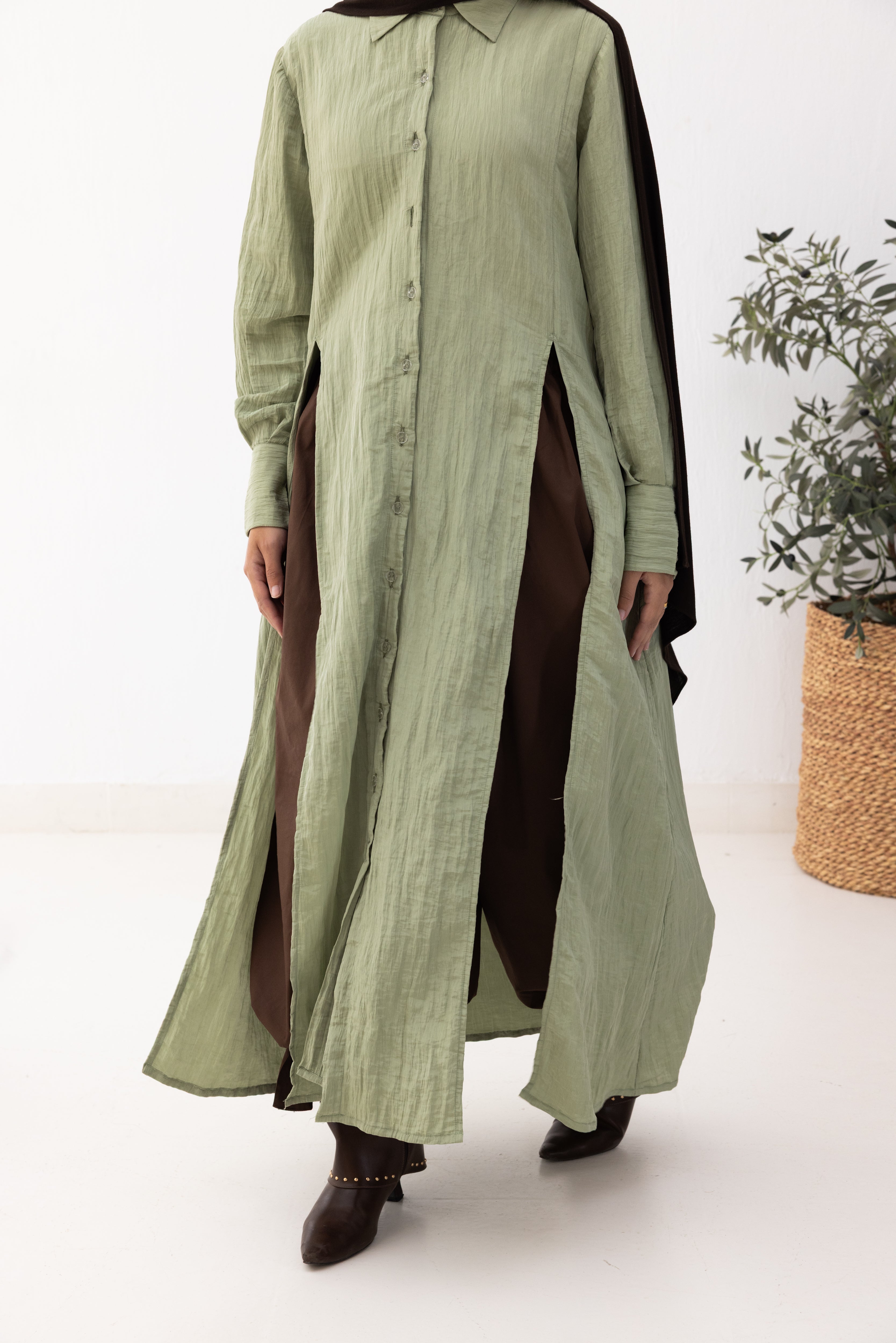 The Crushed Long Shirt