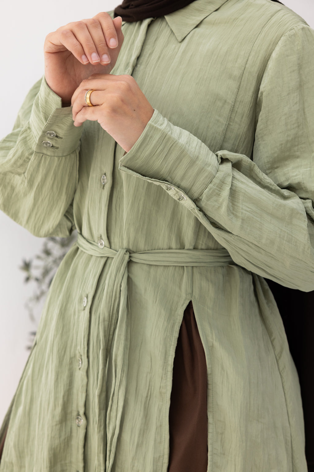 The Crushed Long Shirt