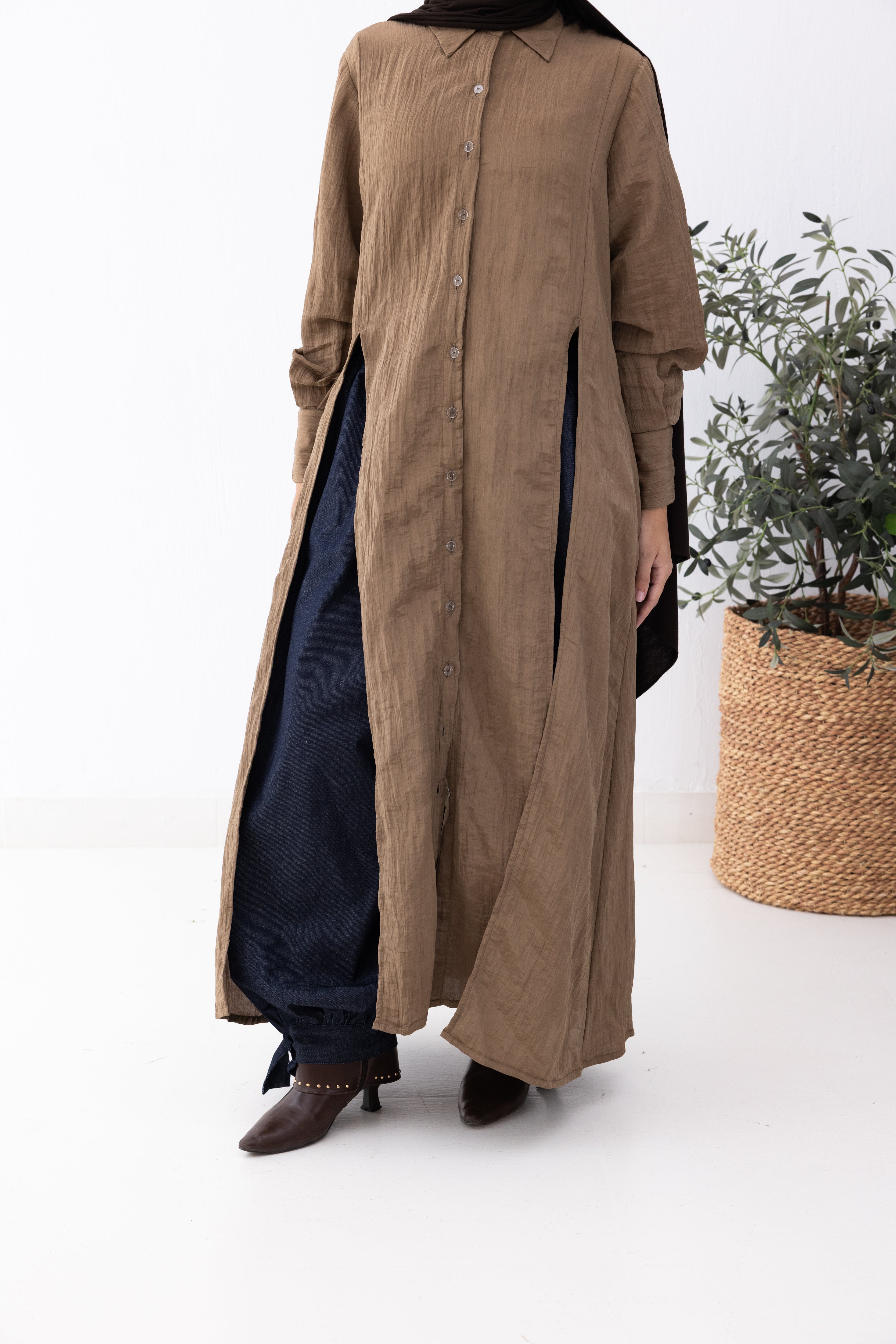 The Crushed Long Shirt