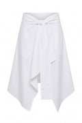 The White Waist-tied Shirt