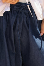 The Really Wide Denim Ballon Pants