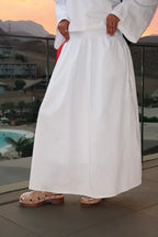 The Cloud Poplin Skirt