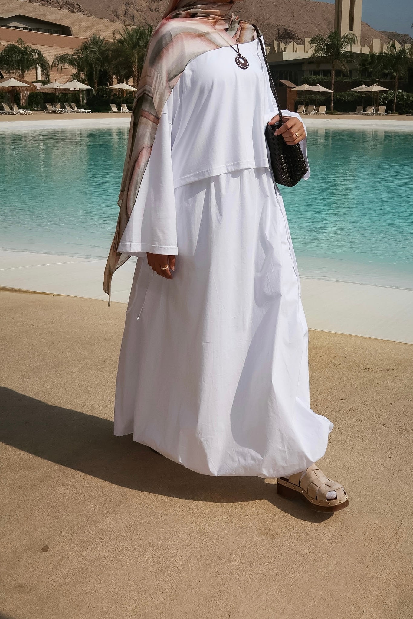 The Bubble Poplin Skirt