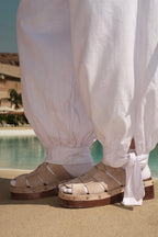 The Pure Linen Ballon Pants