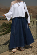 The Coastline Denim Skirt