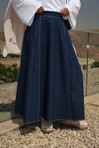 The Coastline Denim Skirt