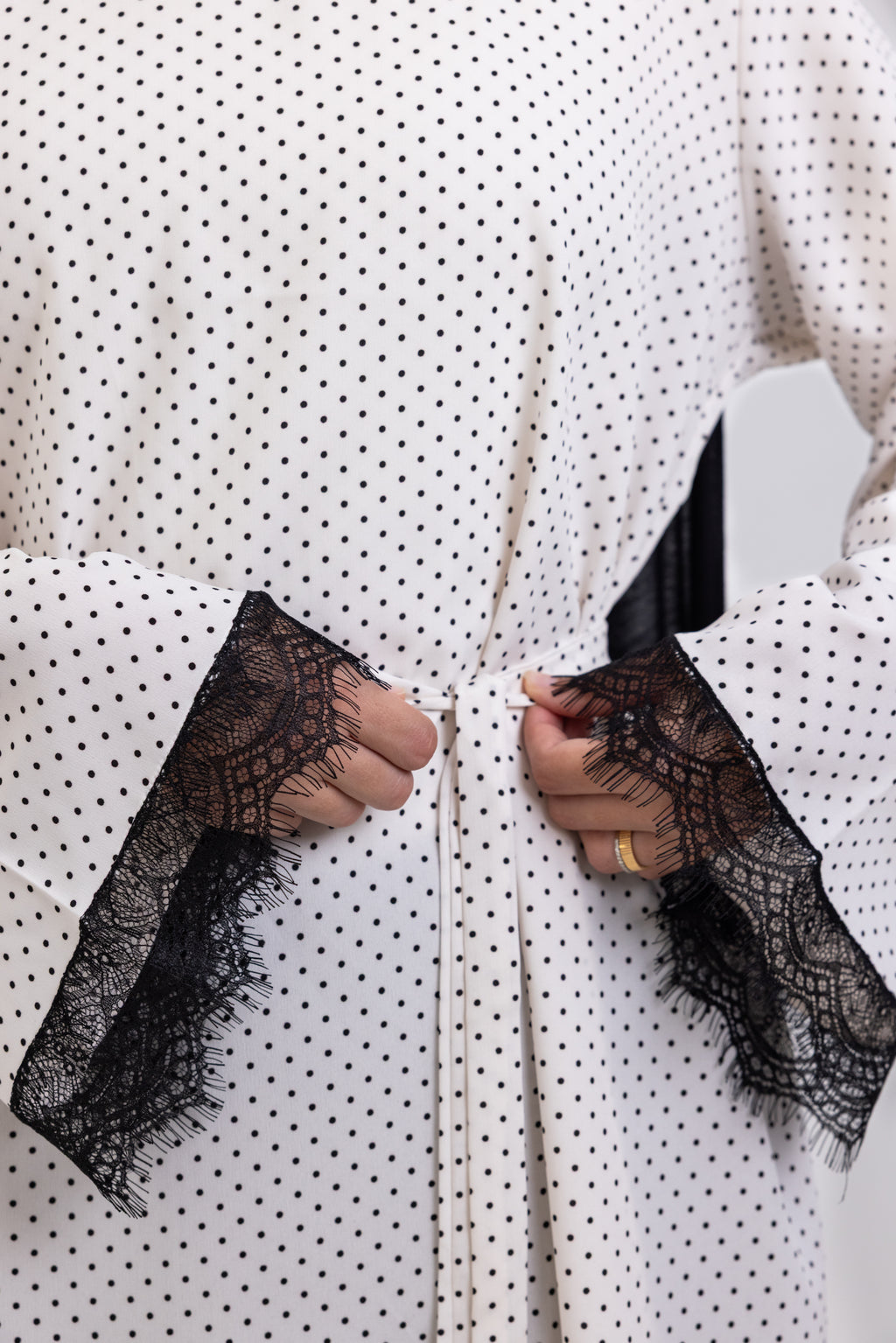 The Polka Dot Asymmetrical Top