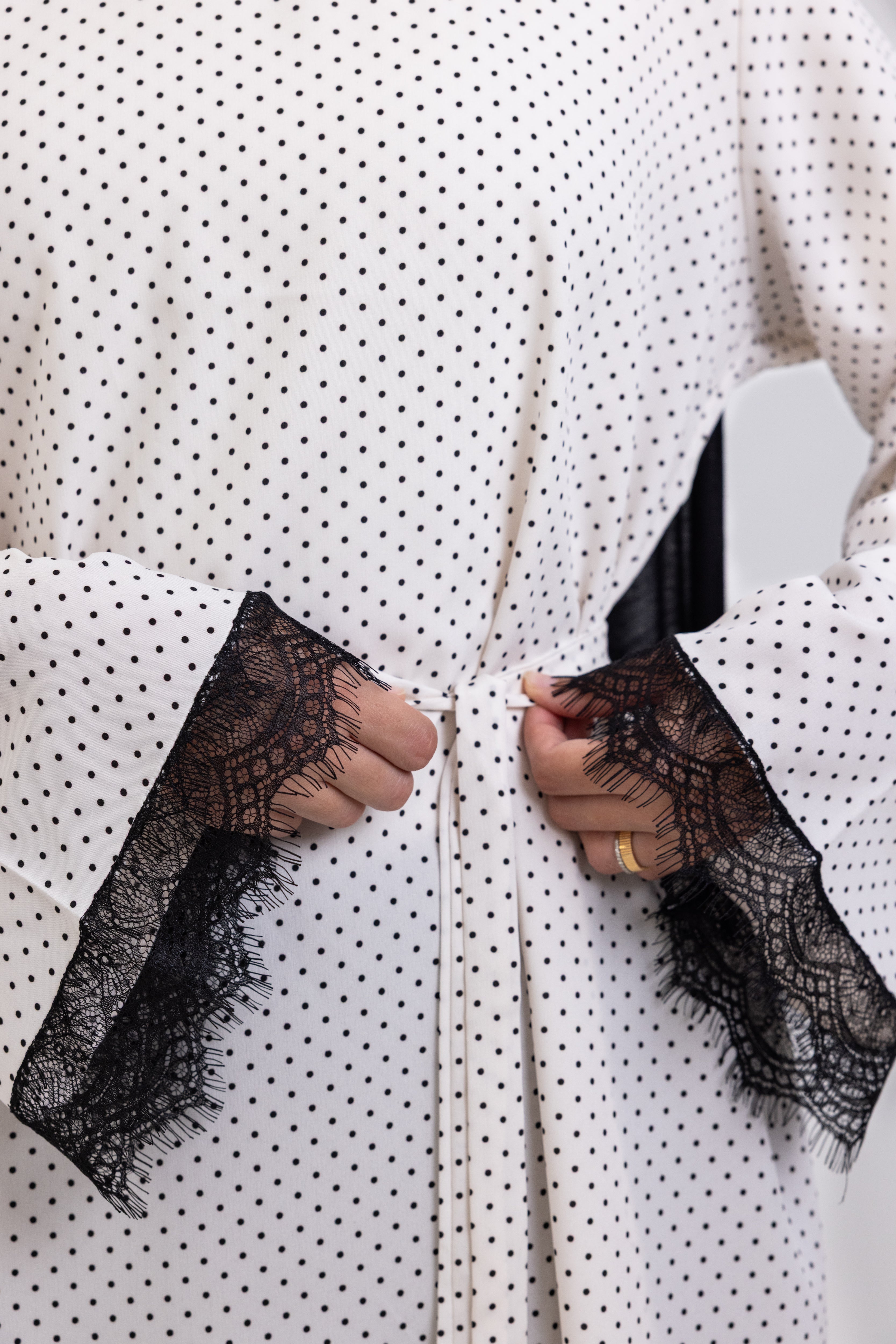 The Polka Dot Asymmetrical Top