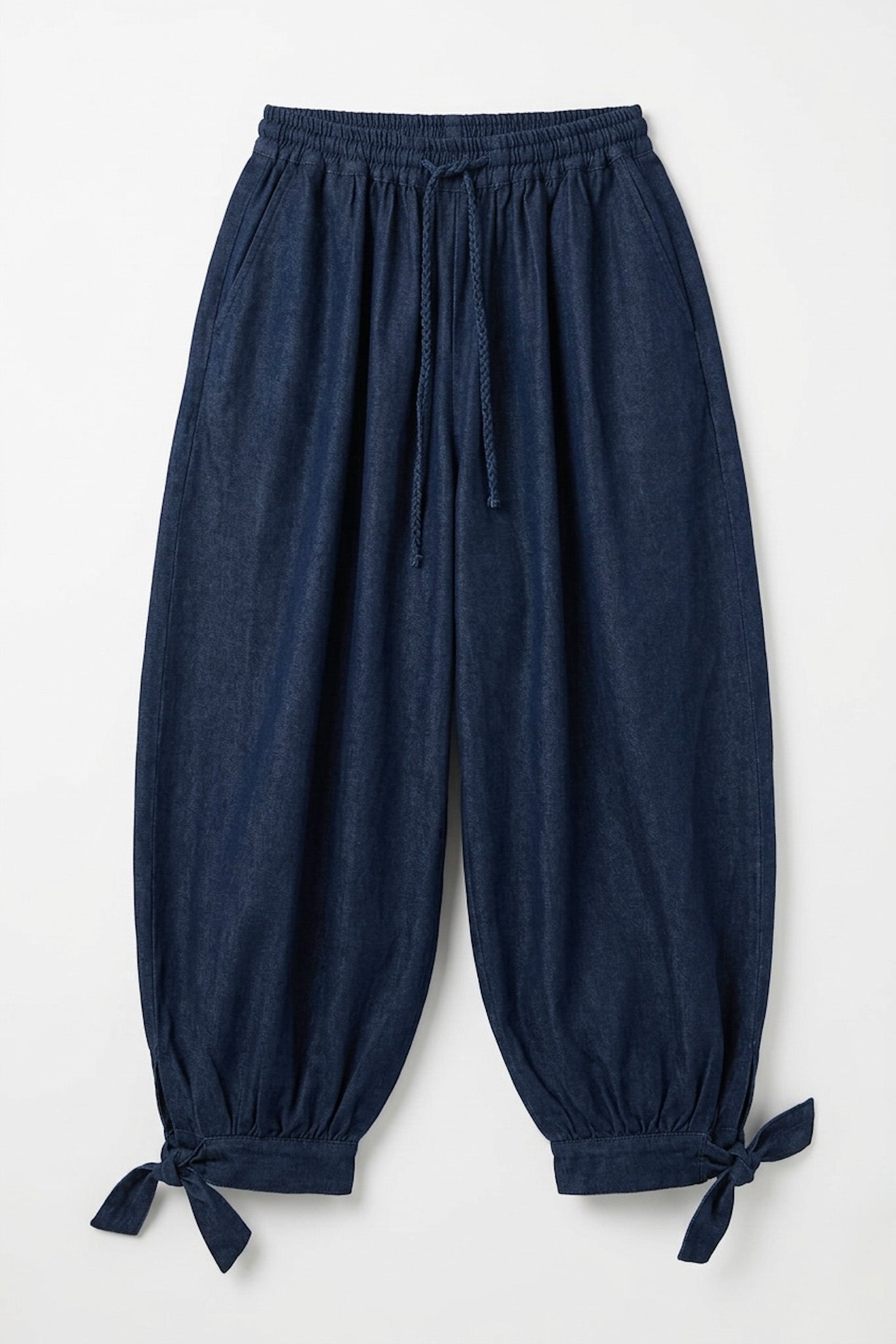 The Really Wide Denim Ballon Pants